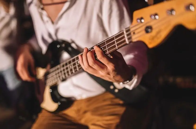 Guitar close-up